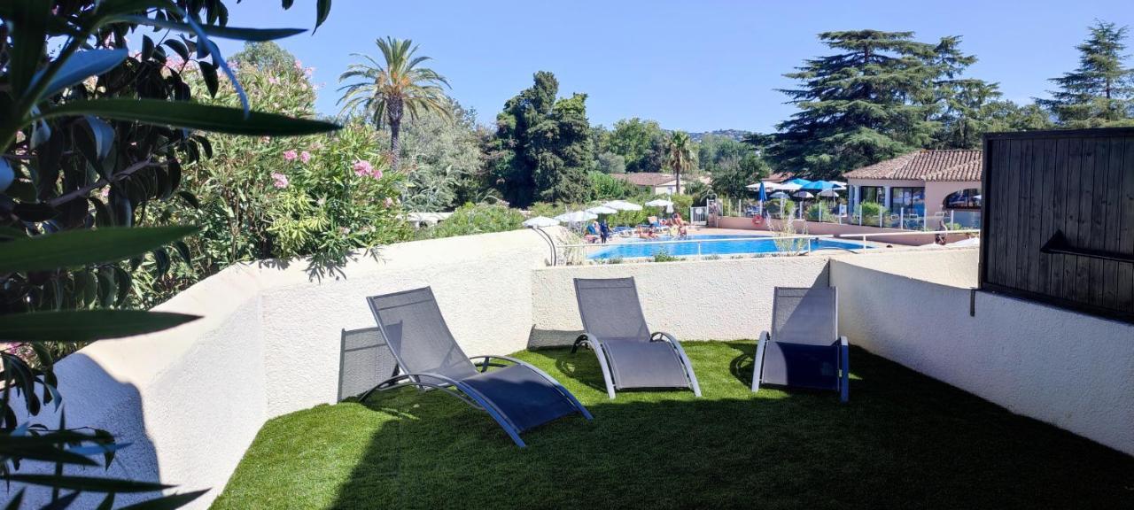 Chez Adriana Appartement Cosy Avec Jardin, Proche Plage Grimaud Kültér fotó